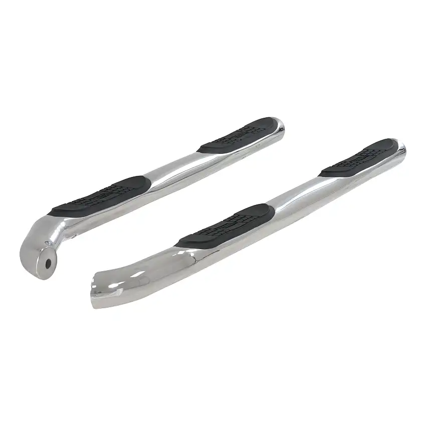 ARIES 200104-2 3-Inch Round Polished Stainless Steel Nerf Bars, No-Drill, Fits Select Kia Sportage