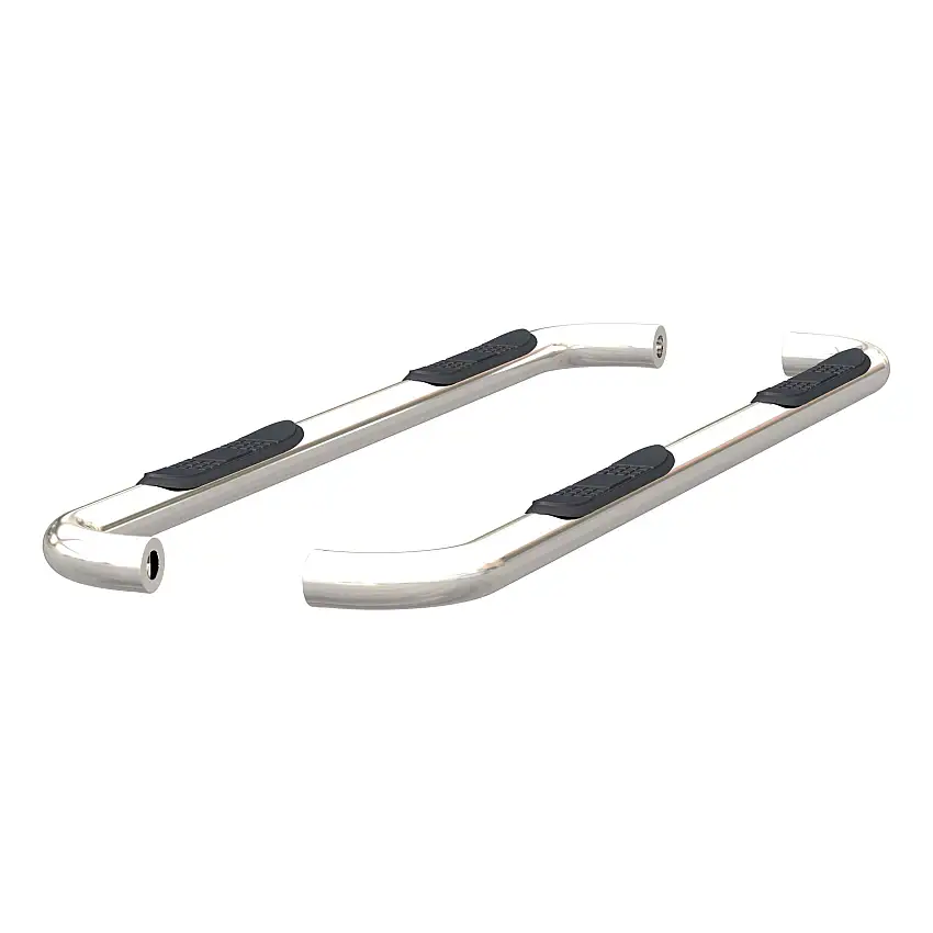 ARIES 205045-2 3-Inch Round Polished Stainless Steel Nerf Bars, No-Drill, Fits Select Ram 1500