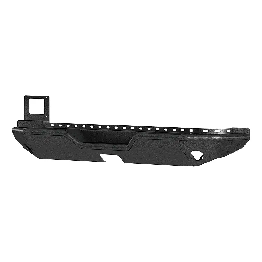 ARIES 2082082 TrailChaser Black Aluminum Rear Bumper, Select Jeep Wrangler JL