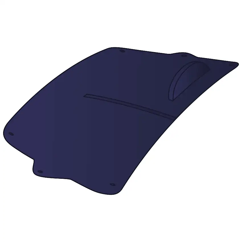 Tonneau Cover, Blue Stayfast Canvas, BN4, BT7 by Robbins