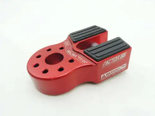 Factor 55 FlatLink Winch Shackle Mount Assembly Red
