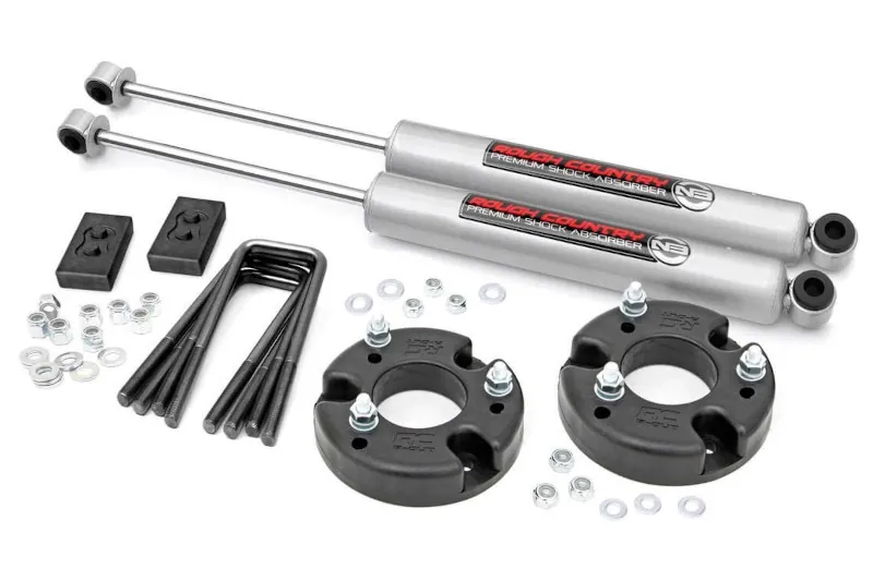 2021-2026 Ford F150 Rough Country 2 inch Leveling Lift with N3 Shocks | 57130
