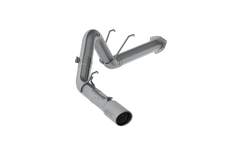2017-2026 Ford F250 & F350 6.7L MBRP Installer Series Single Exit Aluminized 5in Exhaust System | S62930AL