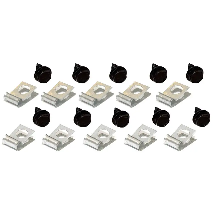1965-70 Chevrolet Impala Brake Line Clip Kit For Disc Brake Conversion Line Kit 20pc
