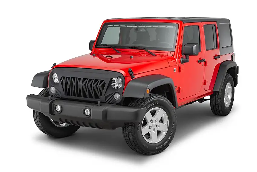 Overtread Inyo Front Grille for 07-18 Jeep Wrangler JK, JKU 19028