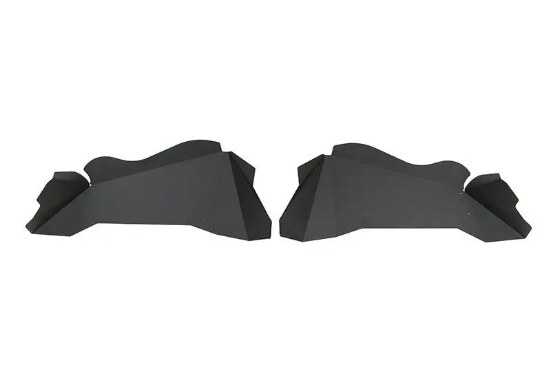 Fishbone Offroad Aluminum Rear Inner Fender Liners in Black for 07-18 Jeep Wrangler JK, JKU FB33007R