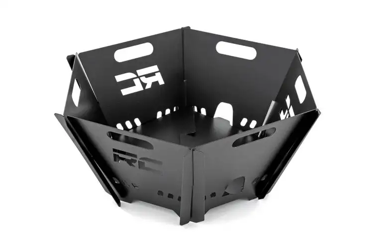 Rough Country Portable Fire Pit | Wood Burning| For Camping and Overlanding 117513A