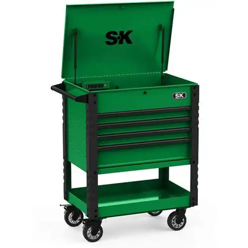 35 in. 4-Drawer Tool Cart