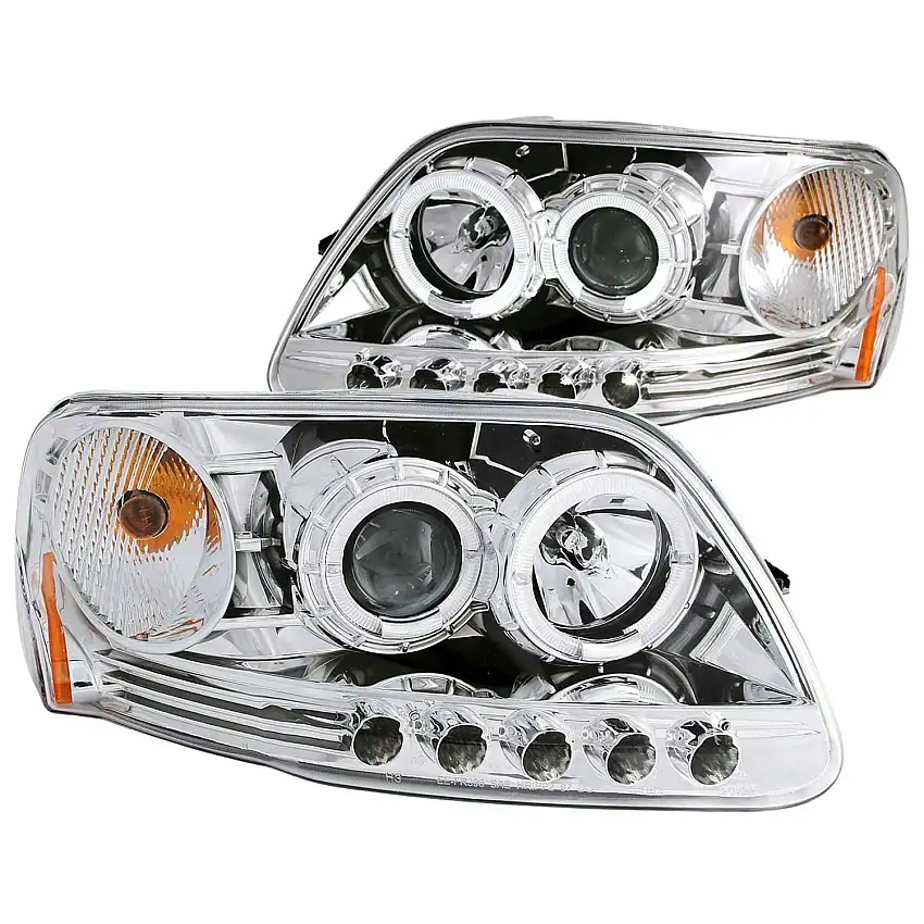 AnzoUSA 111032 Projector Headlight Set w/Halo