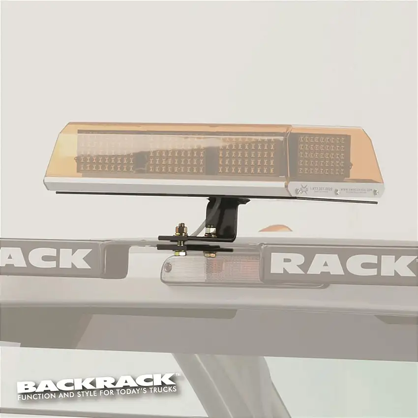 BACKRACK 91002REC Utility Light Bracket; Universal; 16in. X 7in. Rectangle, Center Mount