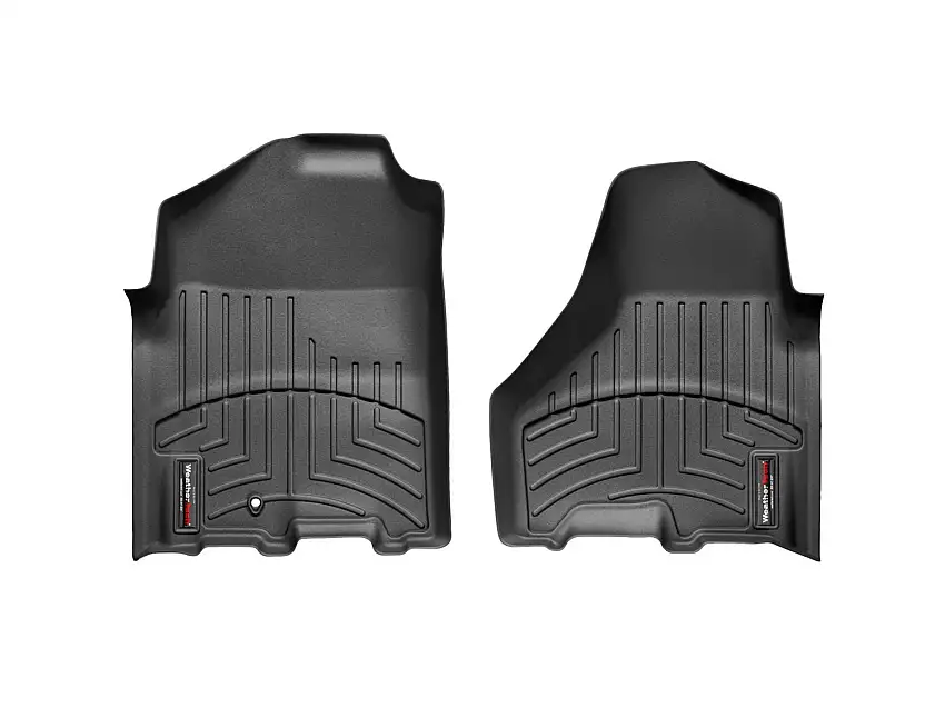 WeatherTech FloorLinerTM DigitalFit; Black; Front 442161