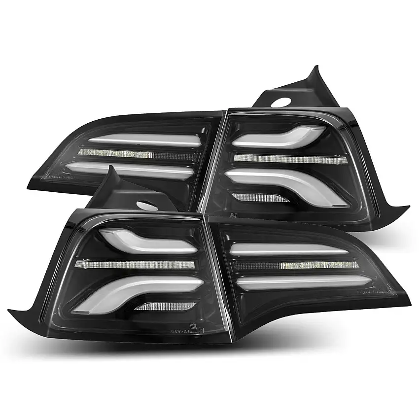 AlphaRex 601030 LED Taillights Jet Black