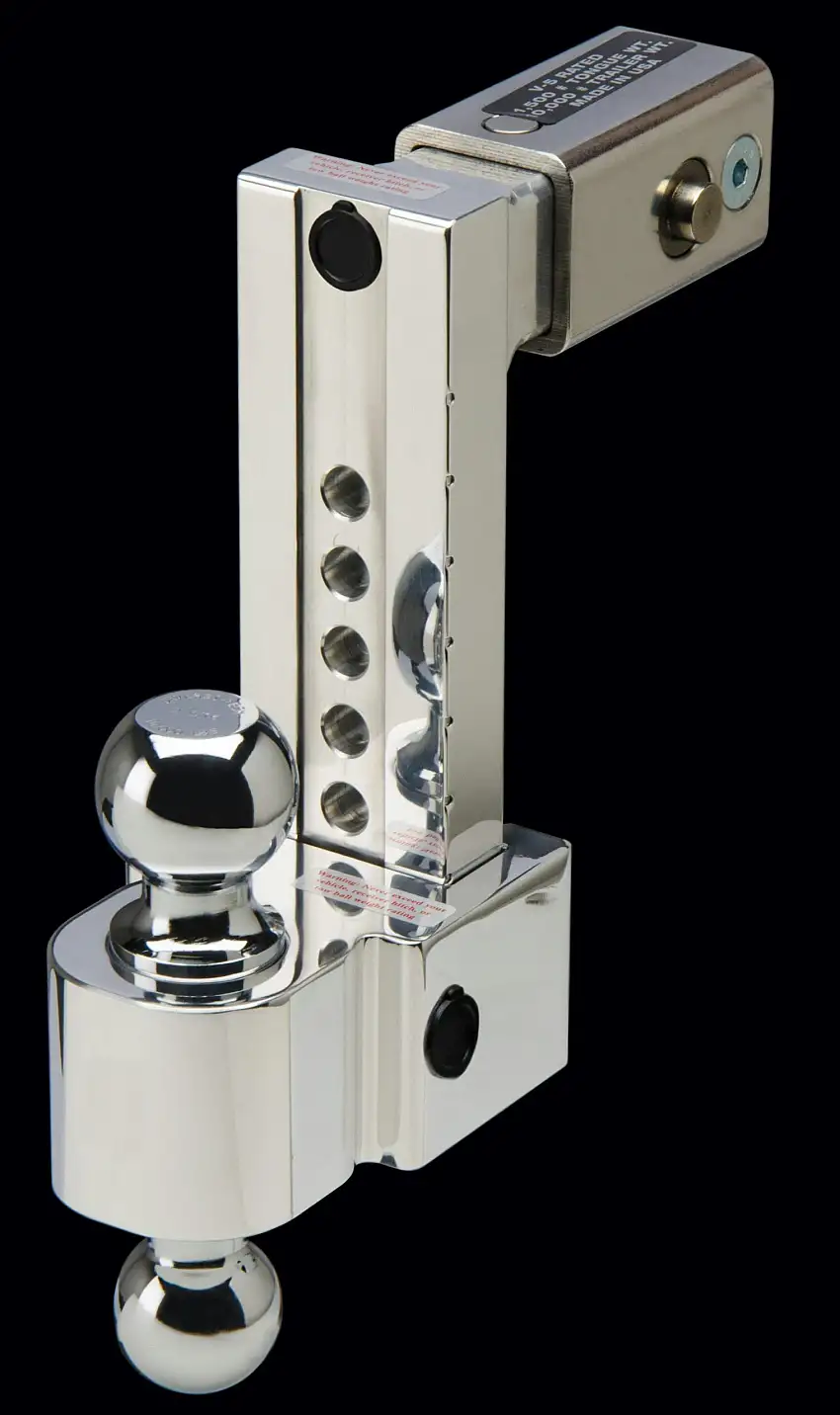 Fastway 44-00-4806 Flash 8" Secure Locking 2.5" Shank 2" and 2-5/16" Chromed Balls