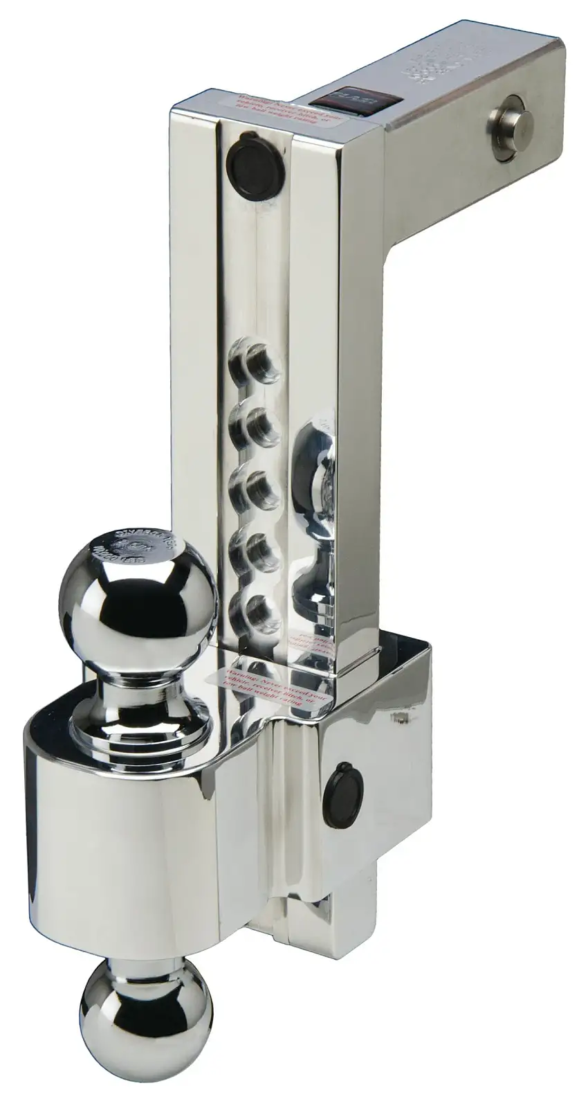 Fastway 44-00-4900 Flash 10" Secure Locking 2" Shank 2" and 2-5/16" Chromed Balls