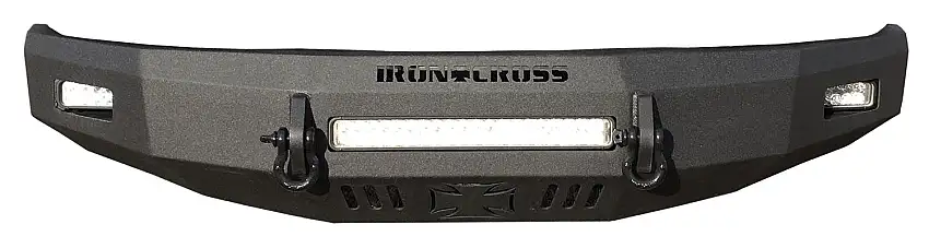Iron Cross Automotive 40-505-15-MB Low Profile Front Bumper Matte Black