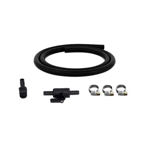 Mishimoto MMBCC-DRAIN-02 Baffled Oil Catch Can Petcock Drain Kit, Compact
