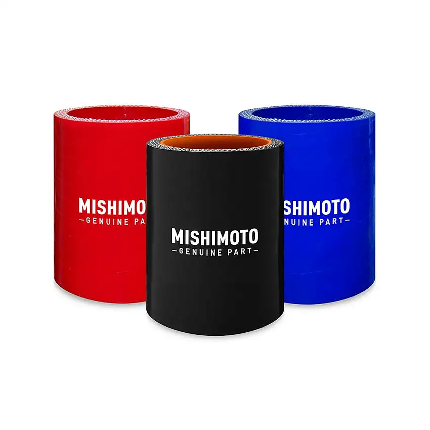 Mishimoto MMCP-275SBK Straight Coupler, Black, Silicone, 2.75in