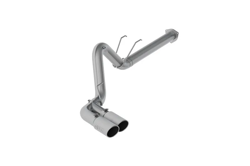2017-2026 Ford F250 & F350 6.7L MBRP 4 inch Filter Back, Single Side Dual-Exit Exhaust System (Aluminized) | S6290AL