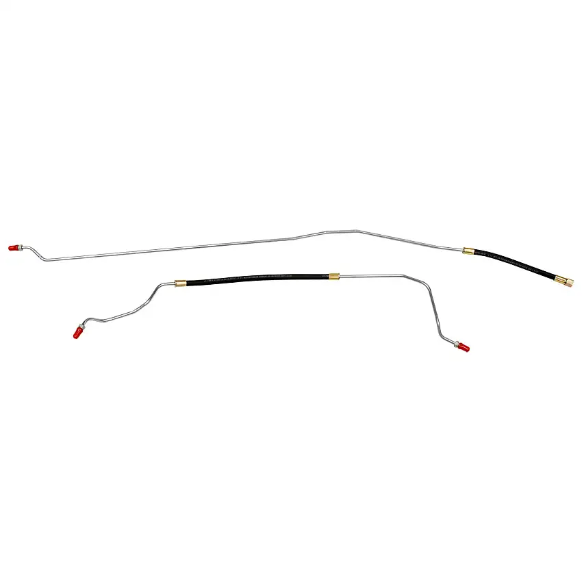 1995-96 Chevrolet/GMC Truck 4WD 1/2-Ton Small Block V8 (Vortec) FI Std. Cab Longbed 5/16" Fuel Return Lines 2pc, OE Steel
