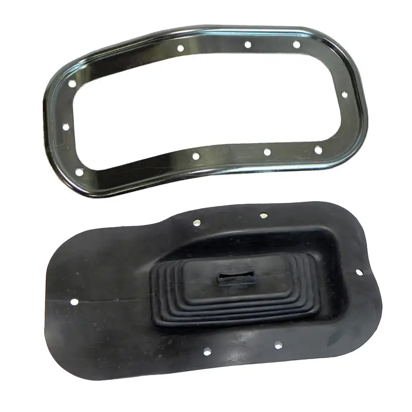 1964-77 Chevrolet Chevelle El Camino Manual Transmission Shifter Boot With Retaining Ring 2pc