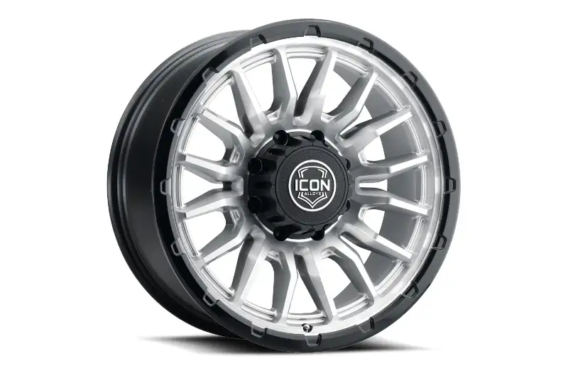 1999-2025 Ford F250 & F350 ICON Cajon 20x9 Silver 6mm Offset Wheel | 8320908152SMGB